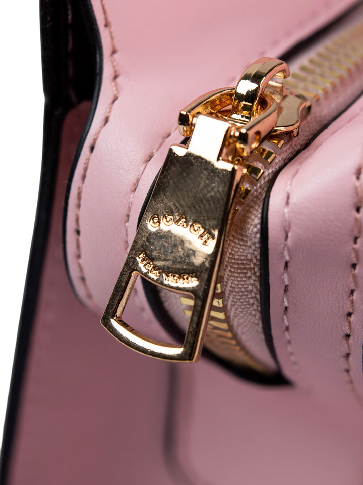 COACH Hand Bag Pink / White / Gold