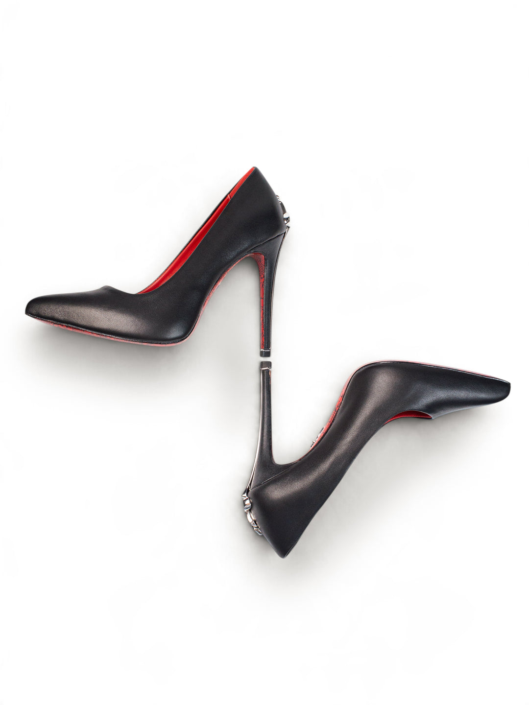 CP Silver Closed Heels