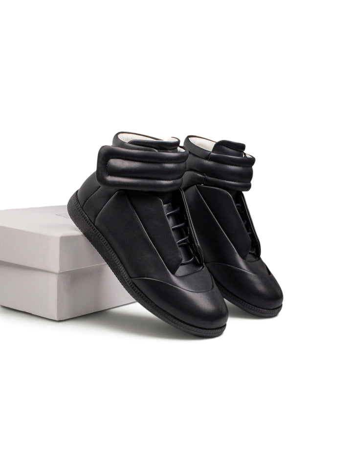 MM Black High-Top Sneakers