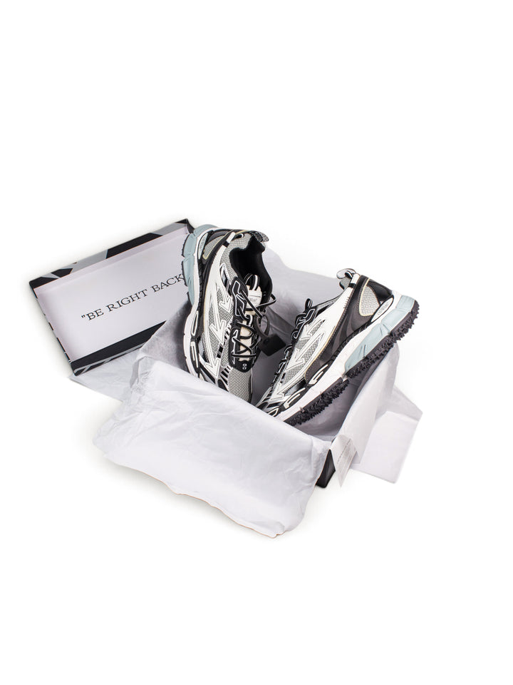 OW Be right Back Sneakers White / Black / Light Blue