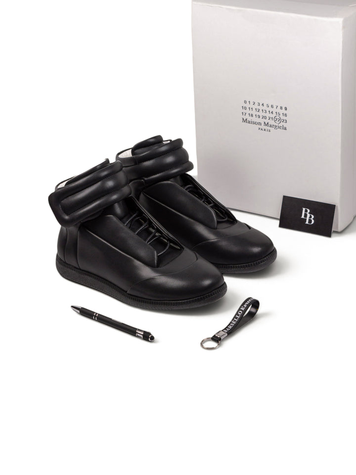 MM Black High-Top Sneakers