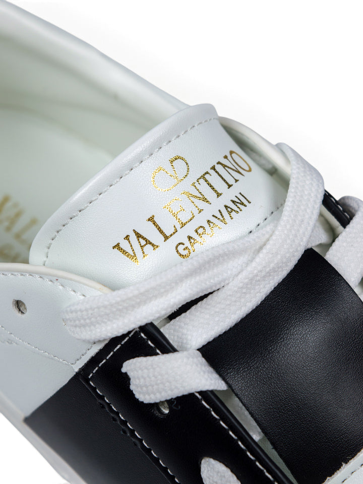 VLTN Low-Top White / Black Sneakers
