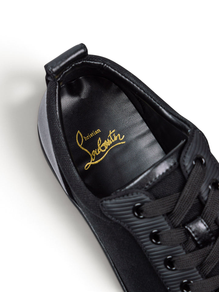 Loubs Junior Low-Top Black Sneakers