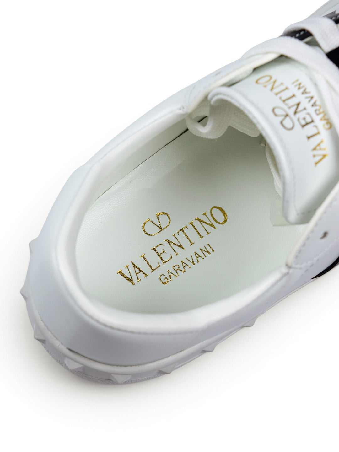 VLTN Low-Top White / Black Sneakers