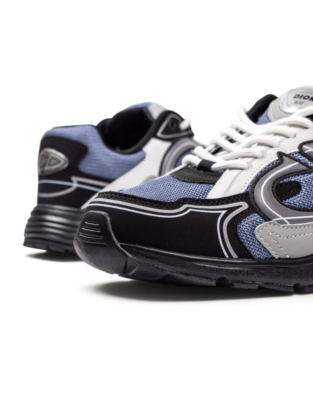 CD B30 Blue/White/Black Sneakers (Reflective)