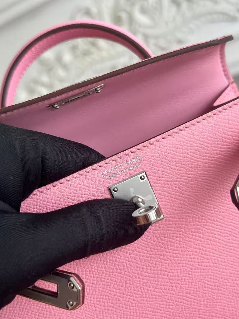 Hermes Kelly Sellier Bag Pink