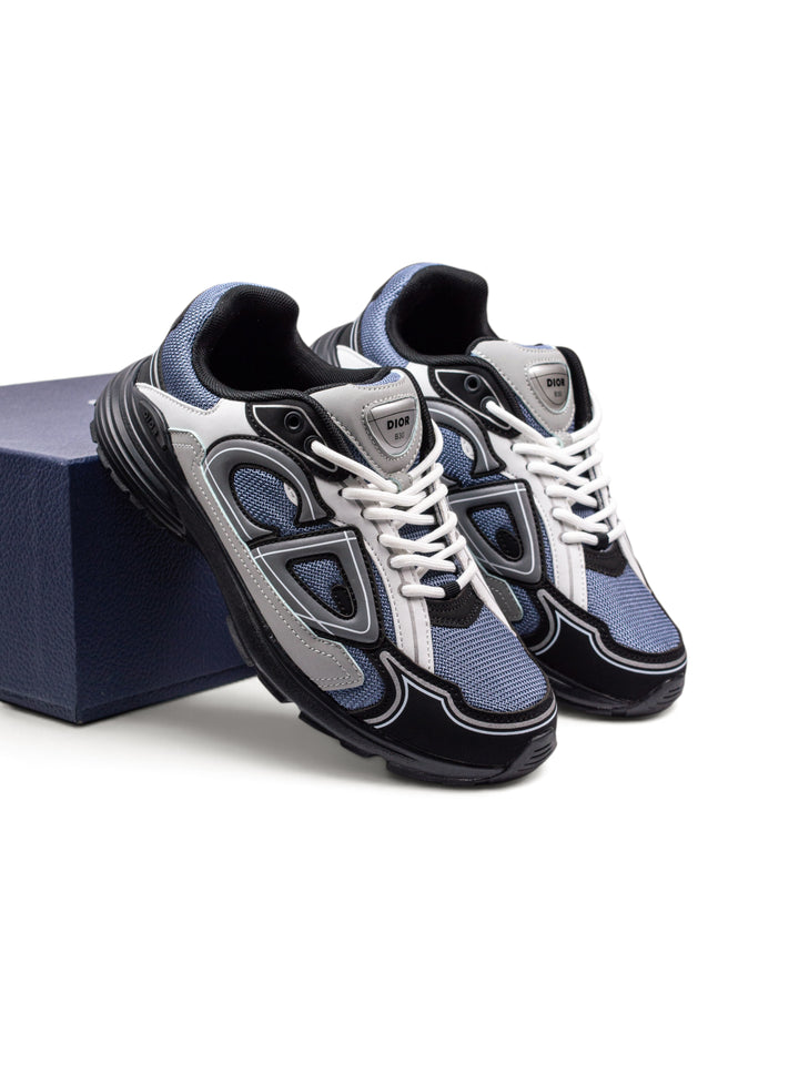CD B30 Blue/White/Black Sneakers (Reflective)