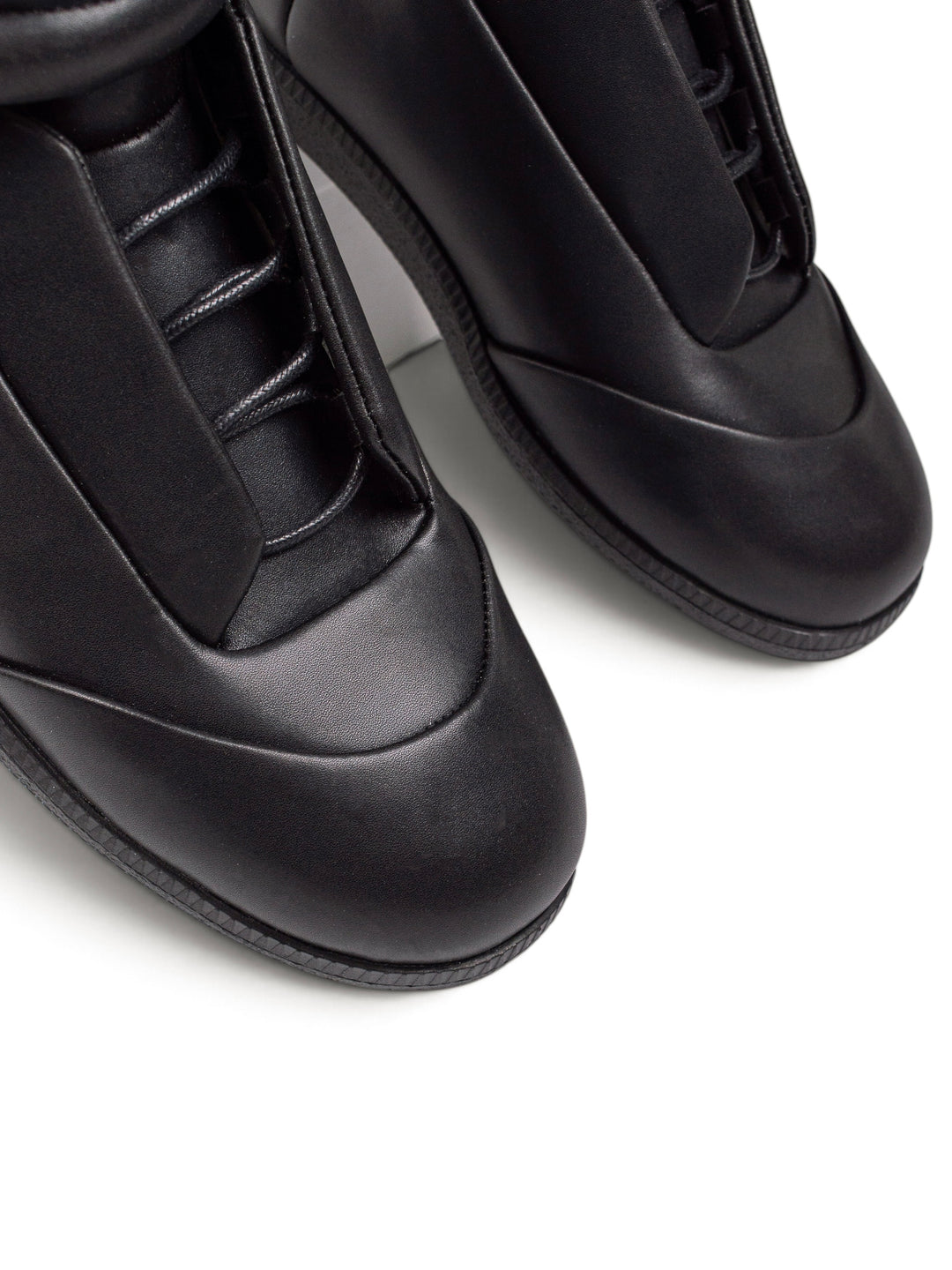 MM Black High-Top Sneakers