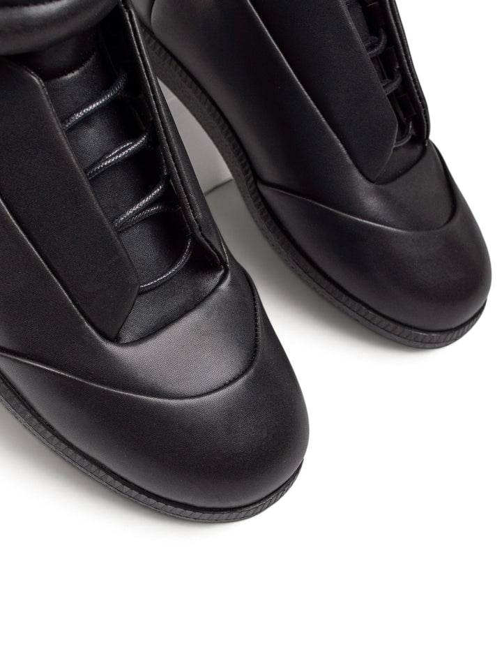 MM Black High-Top Sneakers