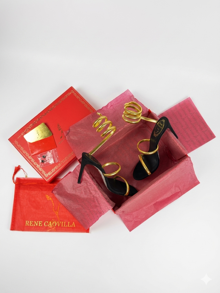 RC Heels Black / Golden