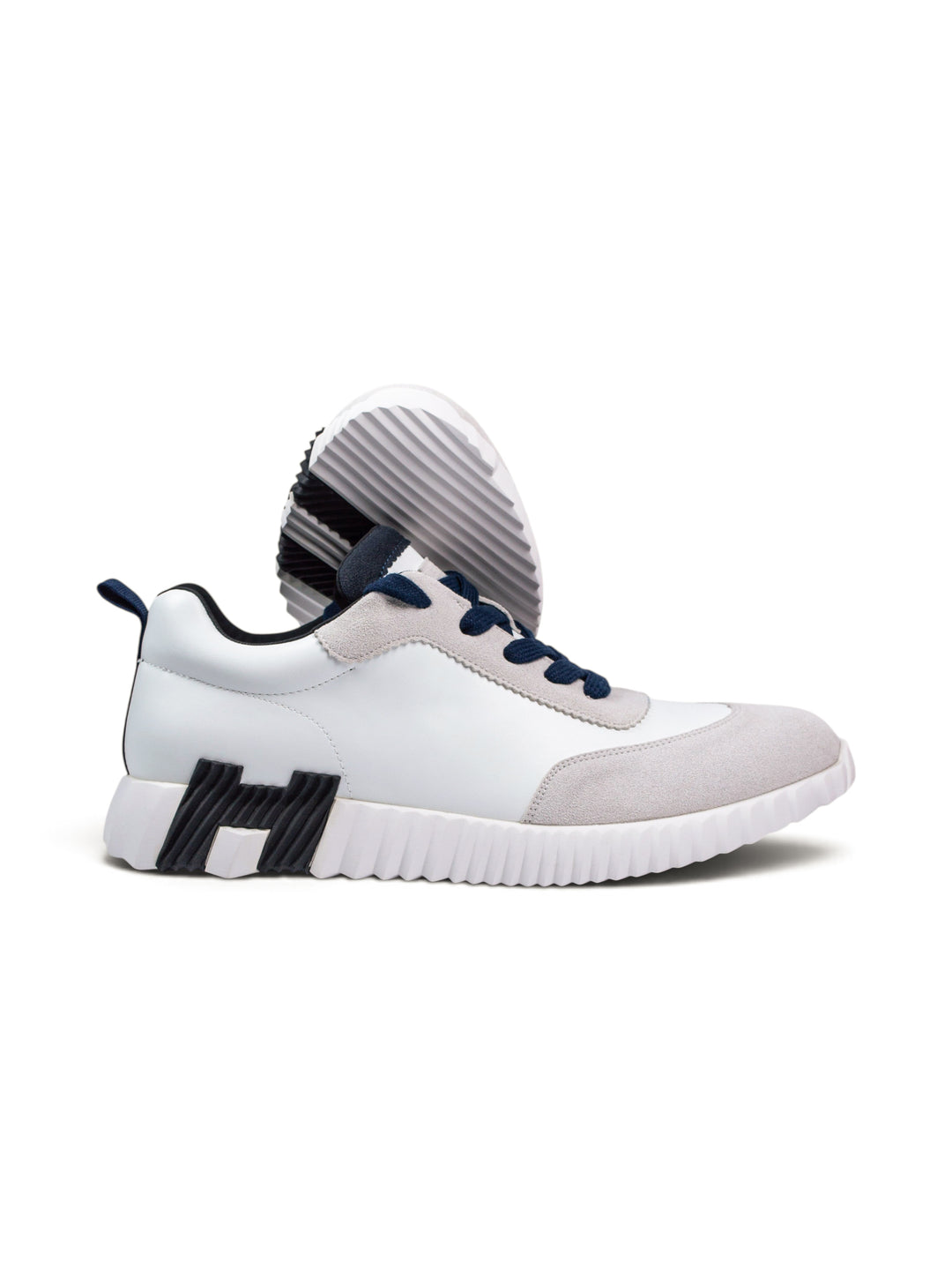 HRMS Sneaker  White / Black / Dark Blue Accent