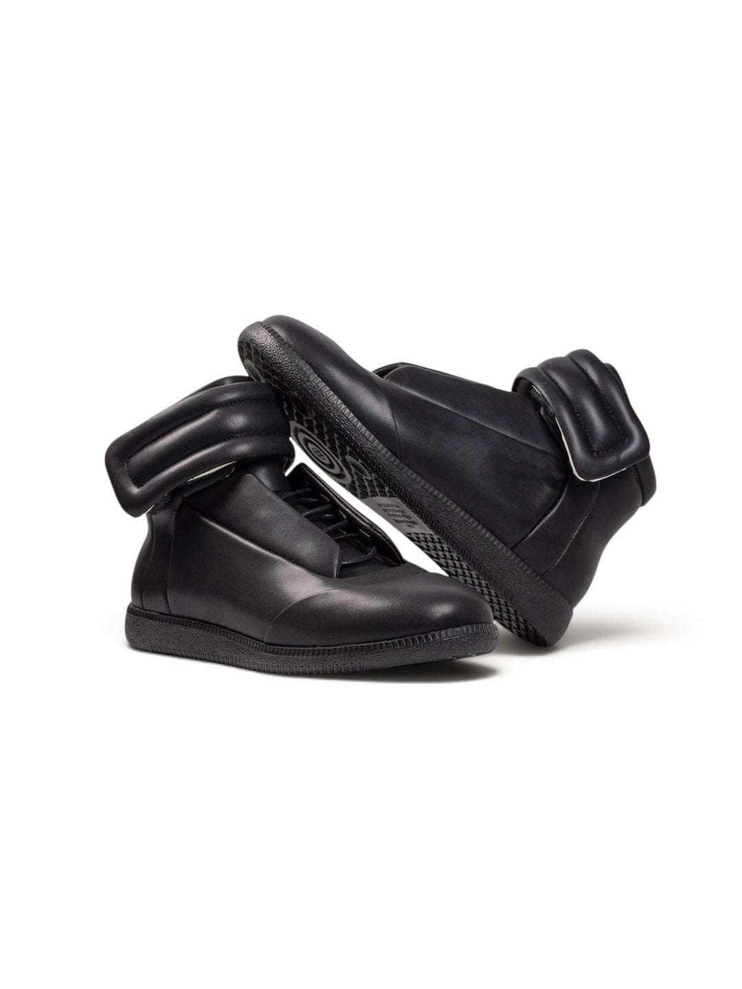 MM Black High-Top Sneakers