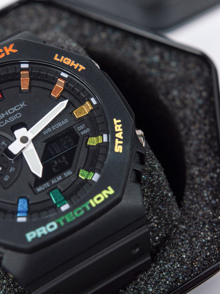 Men's watch GS GA-2100-7AER Rainbow