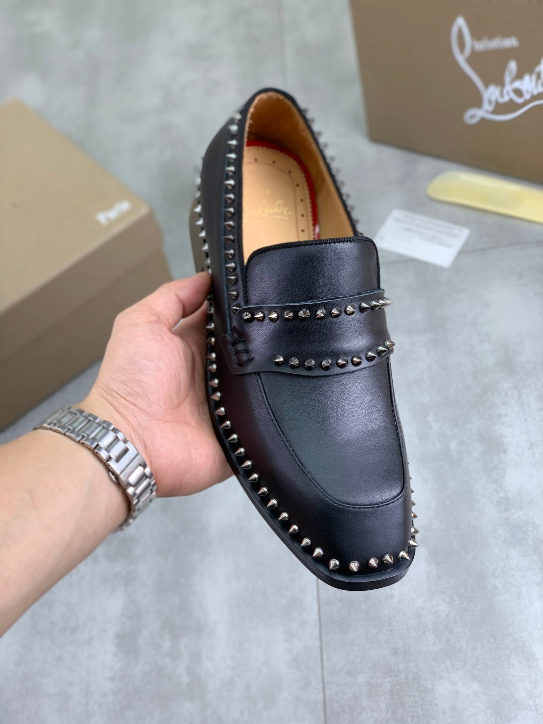 Christian Louboutin St Roch Pyraclou loafers