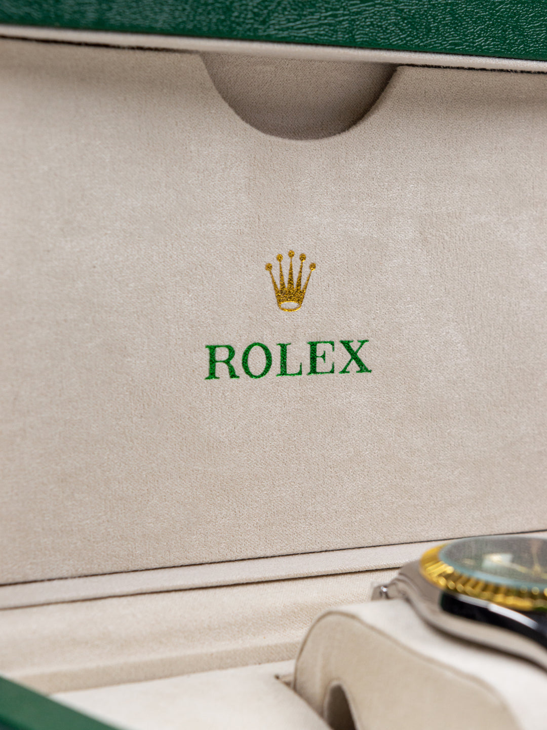 Men's watch RLX Datejust 36 – Green Roman Dial / Two-Tone