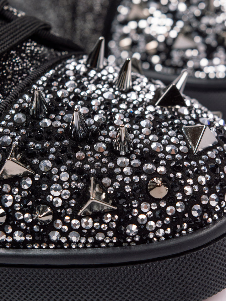 Loubs Sneaker Sparkly Spikes