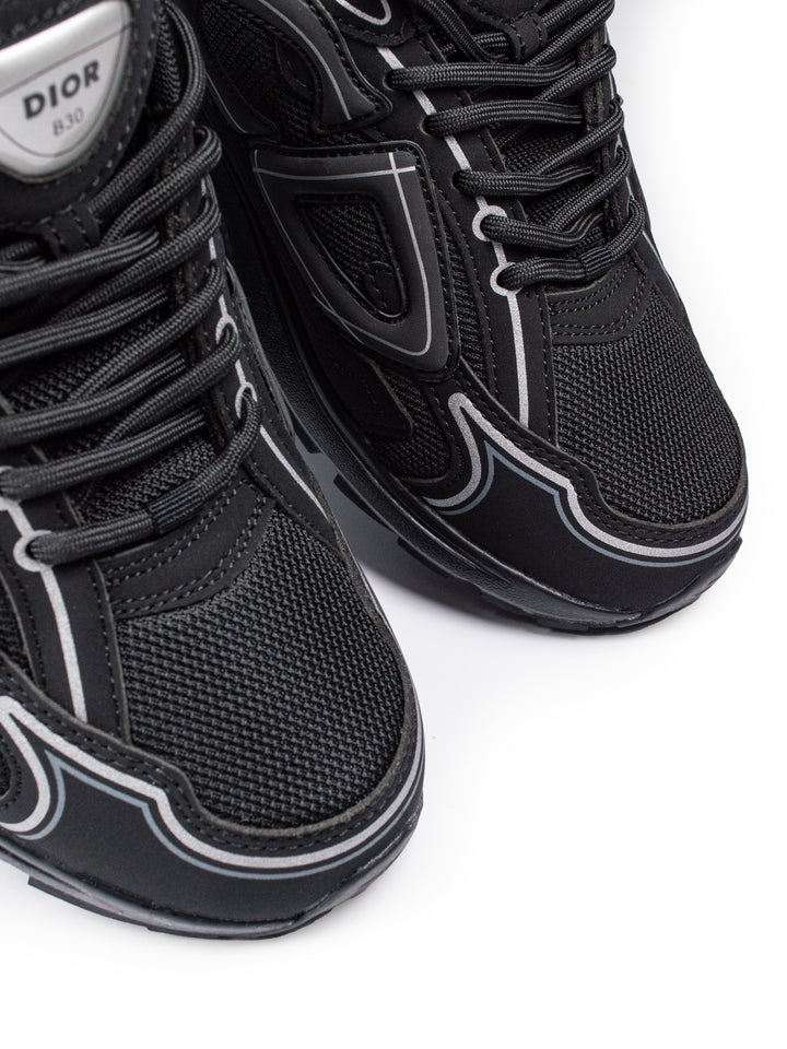 CD B30 Triple Black Sneakers (Reflective)