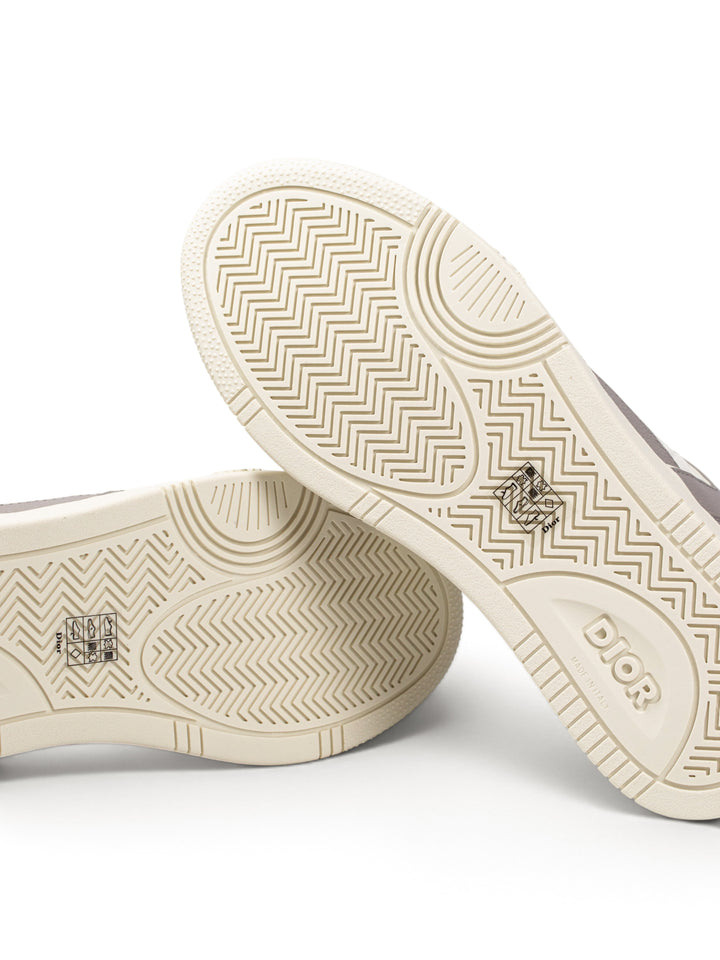 CD B27 Low-Top Cream Grained Calfskin Sneakers