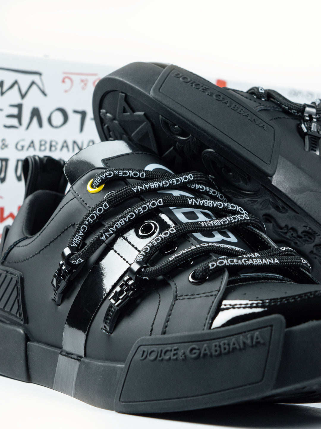 D&G Black Sneakers