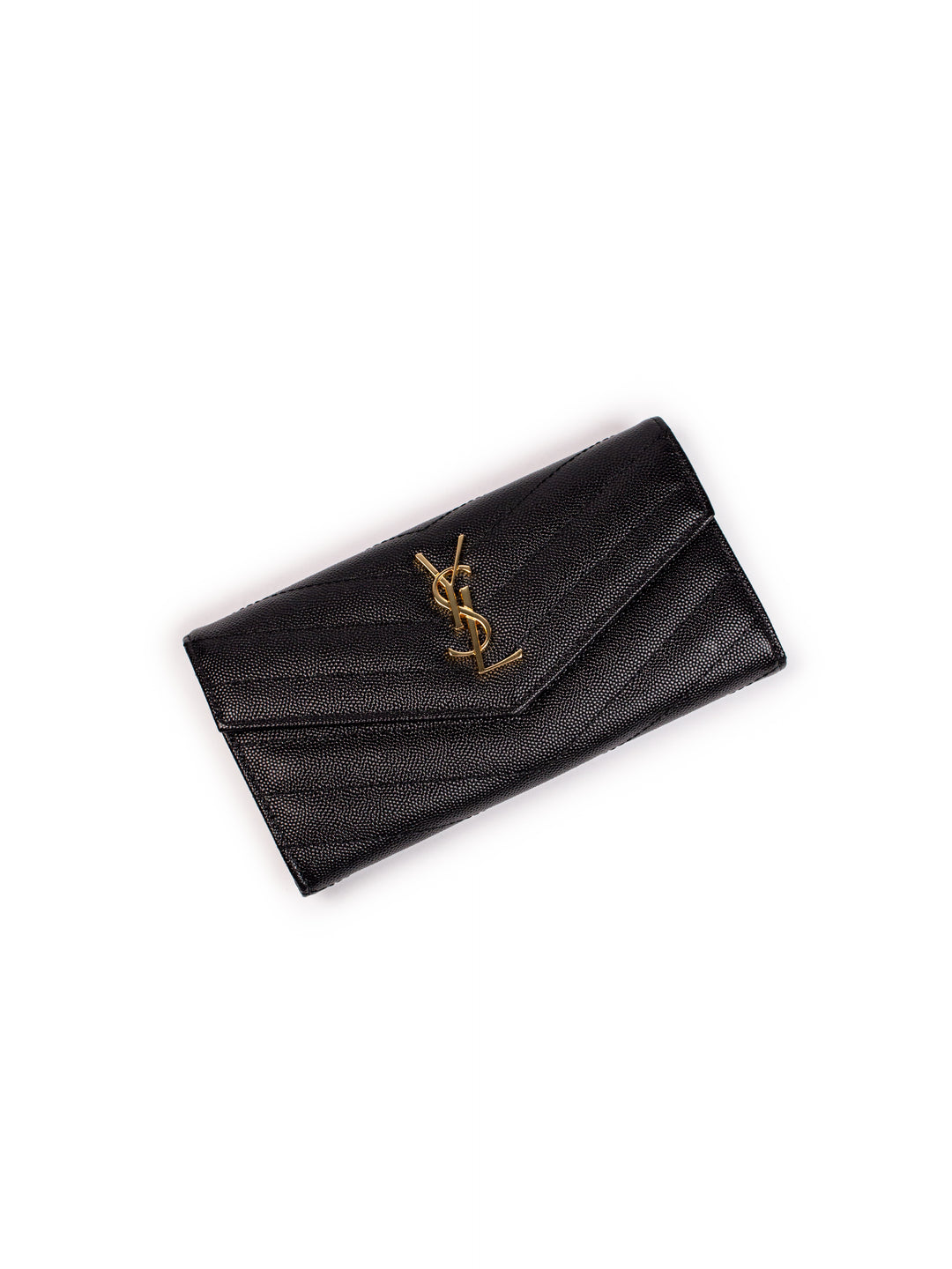 YSL Wallet Black / Gold
