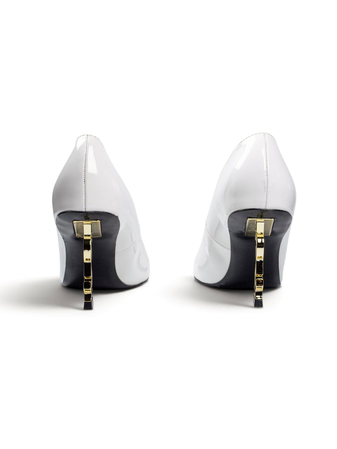 YSL High-Heels White Closed