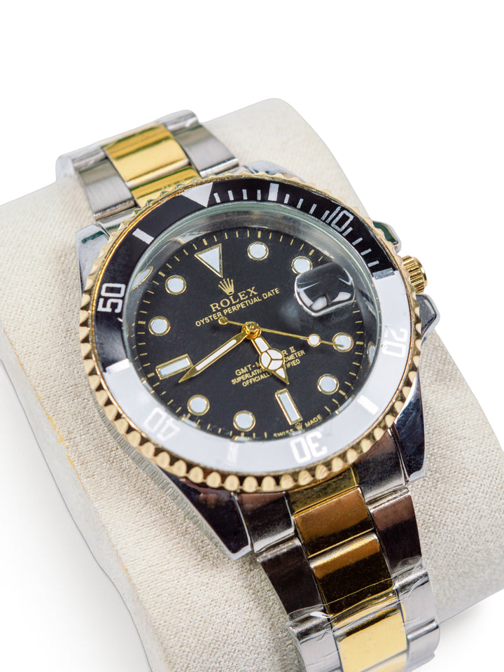 A1 RLX Men's GMT-Master II 40 – Black Dial / Black Bezel