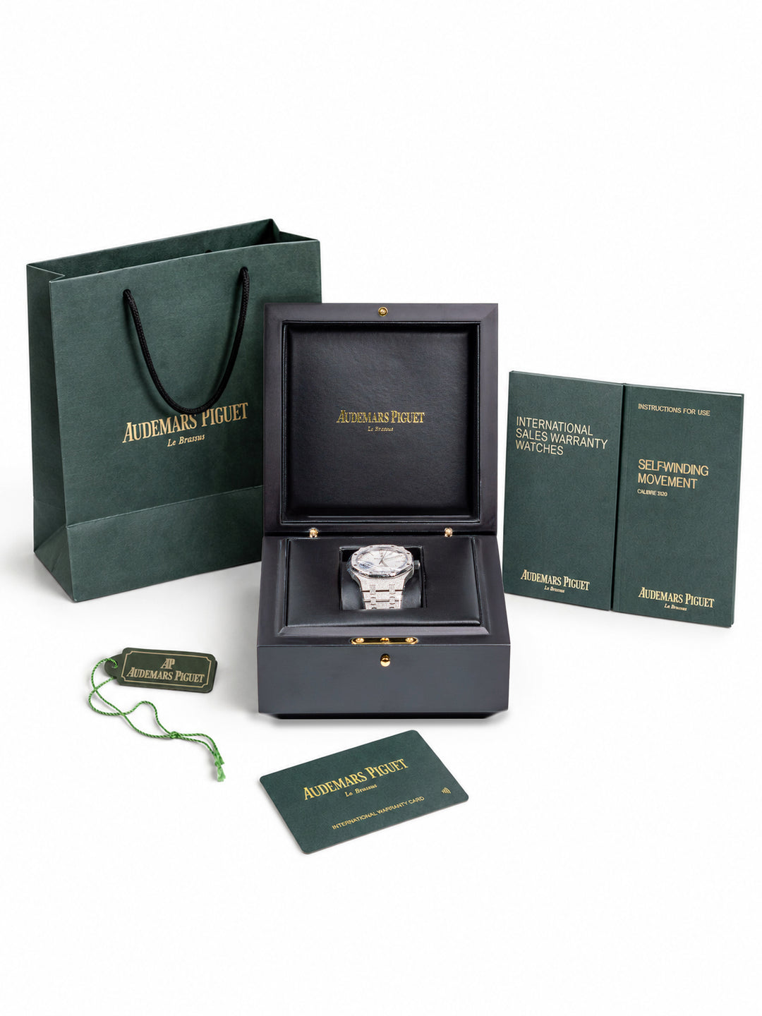 A5 AP Men's Royal Oak 41mm – Silver Dial / Fully Iced-Out
