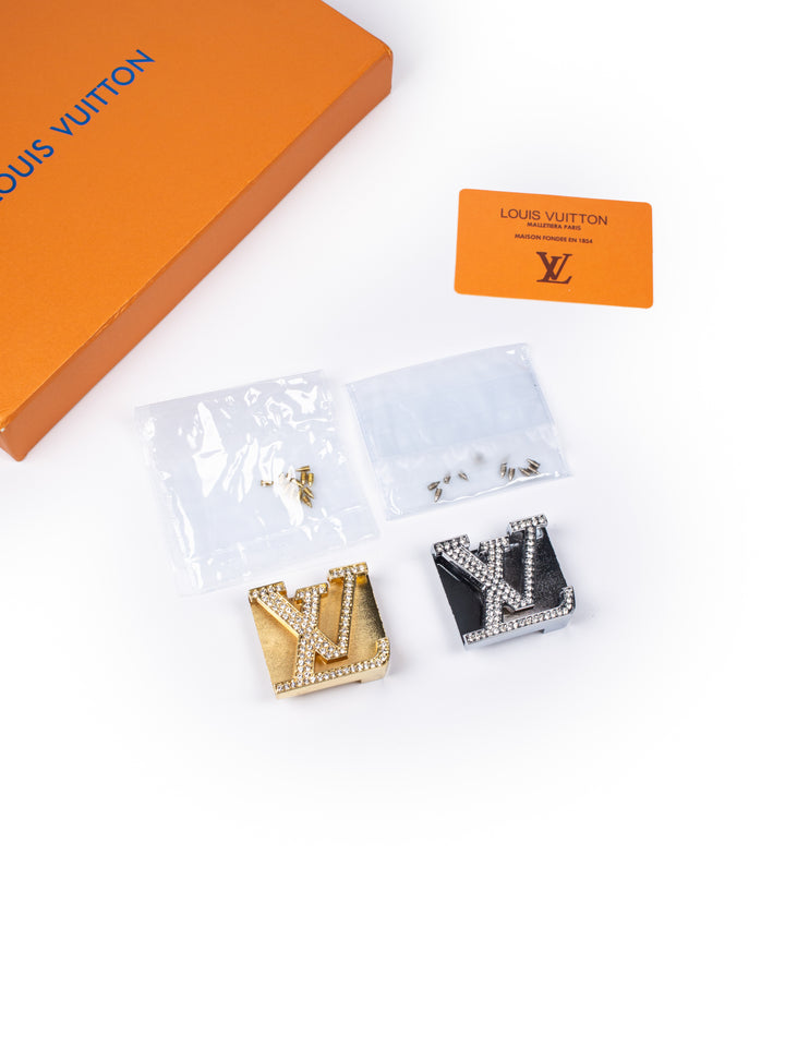LV Aligator Leather Custom Belt