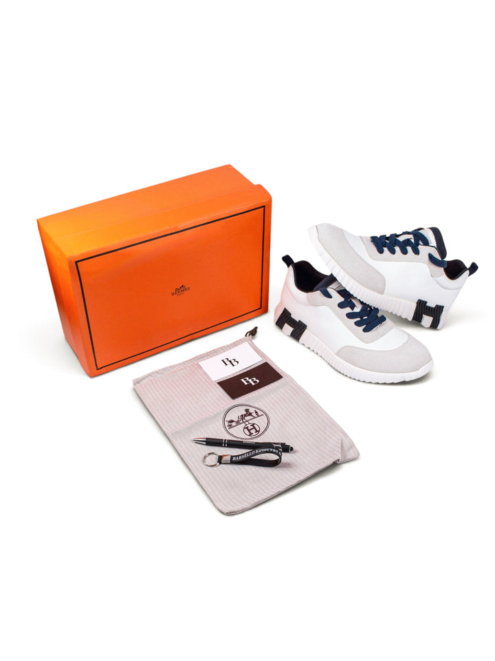 HRMS Sneaker  White / Black / Dark Blue Accent