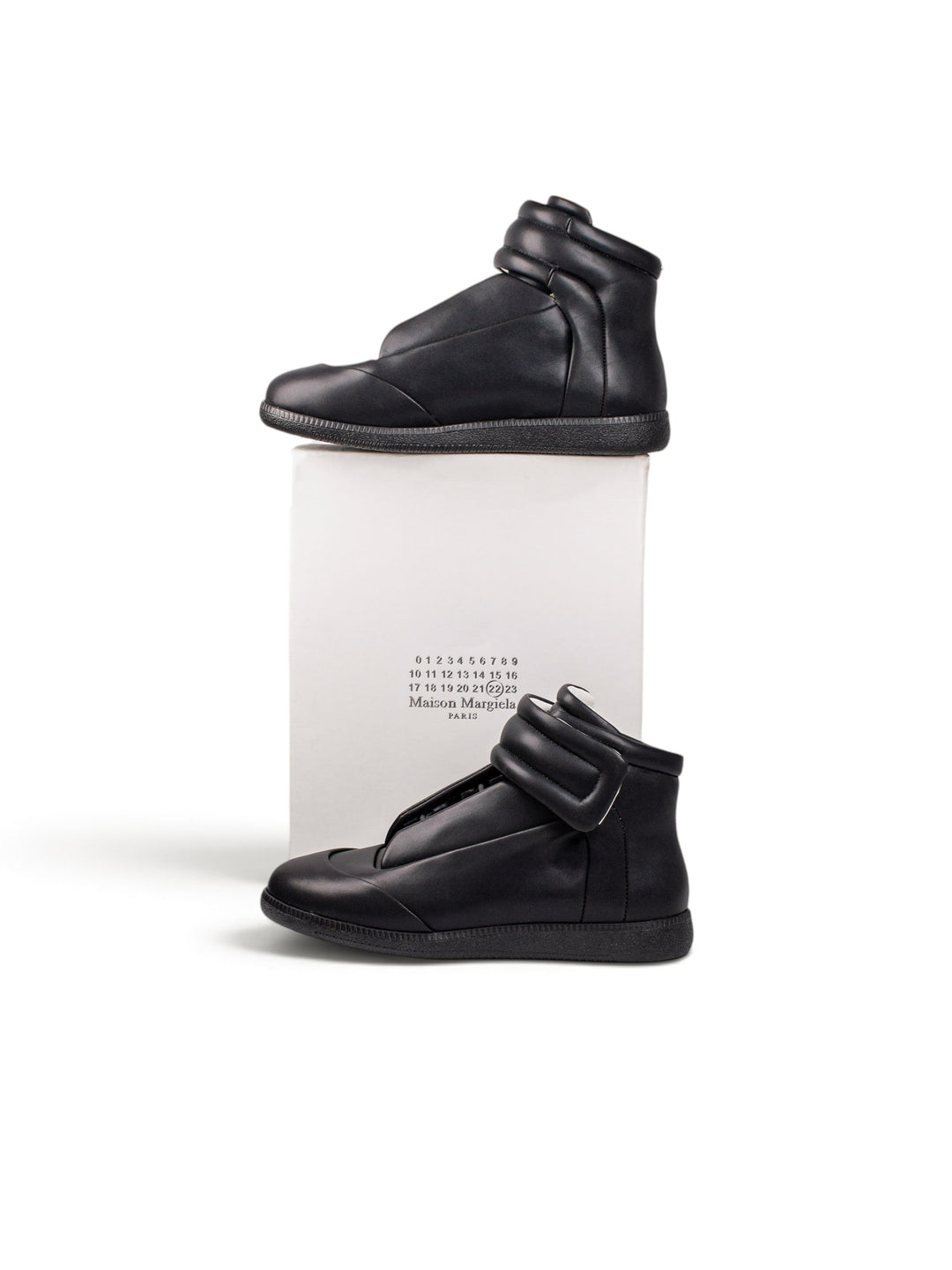 MM Black High-Top Sneakers