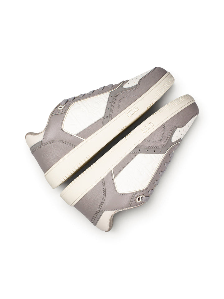 CD B27 Low-Top Cream Grained Calfskin Sneakers