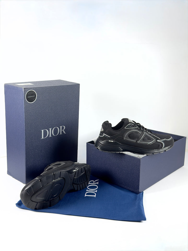 CD B30 Triple Black Sneakers (Reflective)