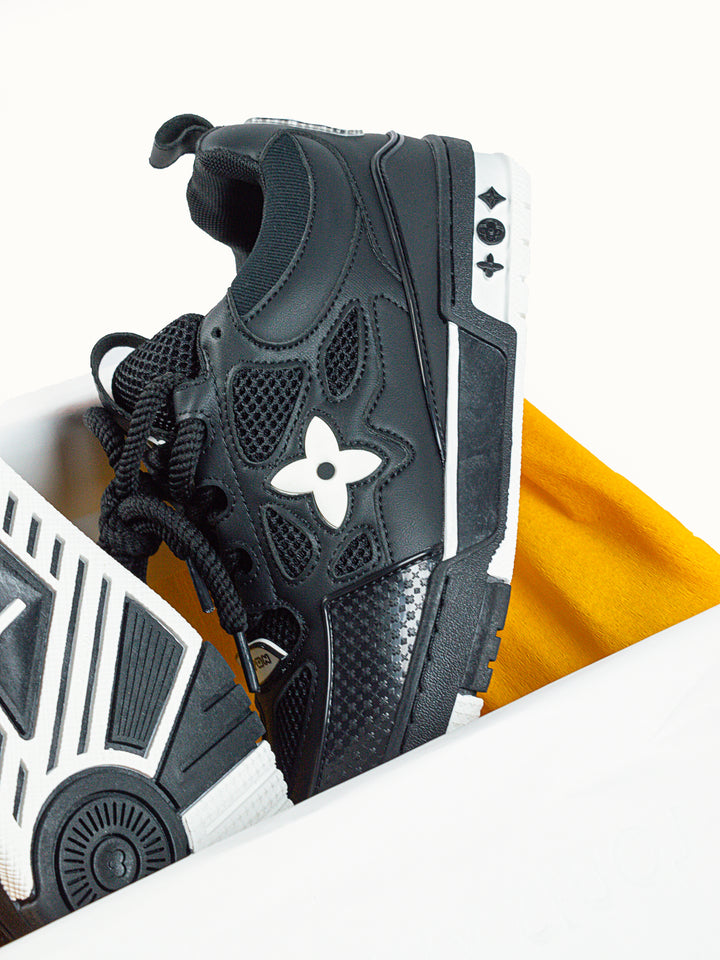 LV Skate Sneaker Black / White