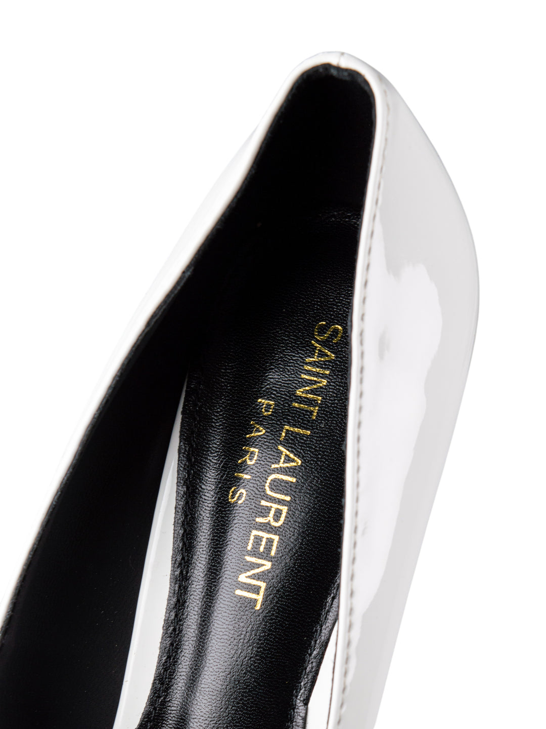 YSL High-Heels White Closed