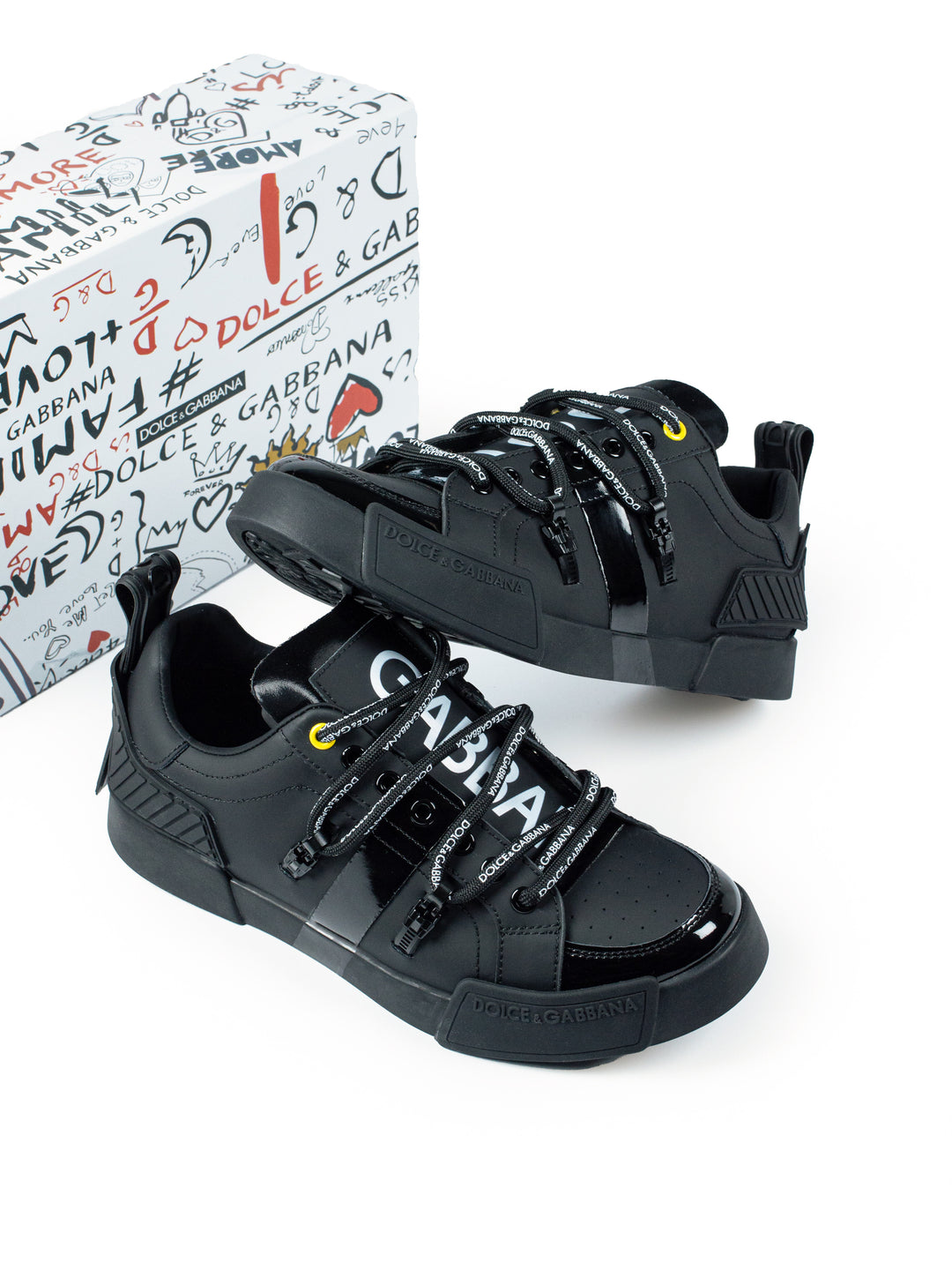D&G Black Sneakers