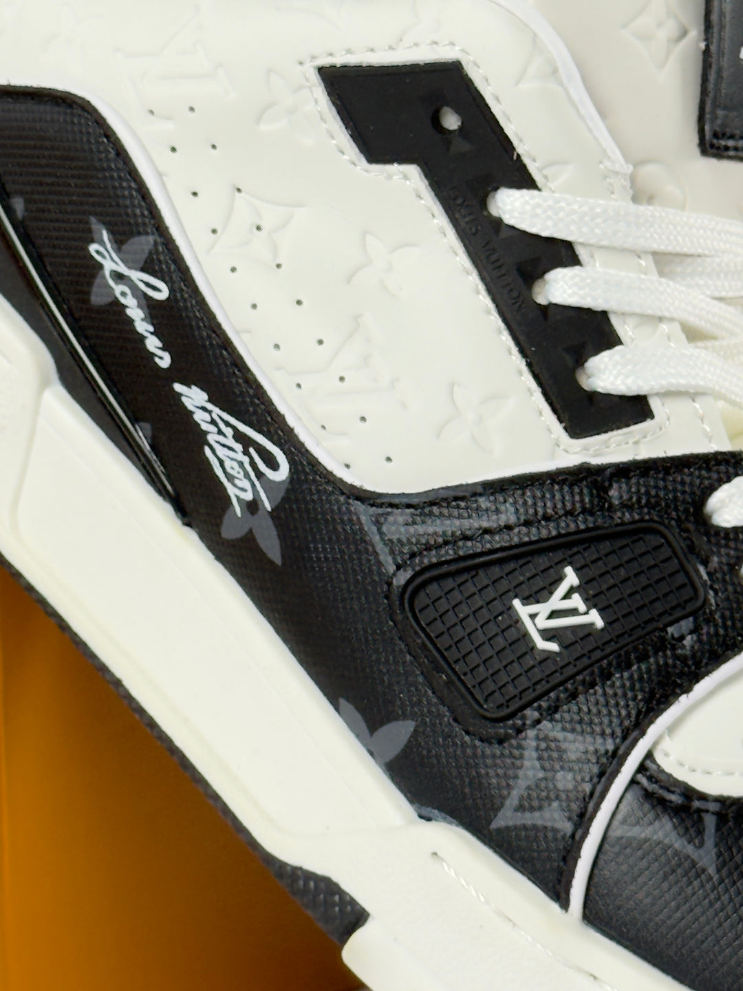 Louis Vuitton LV Trainer #54 Black White