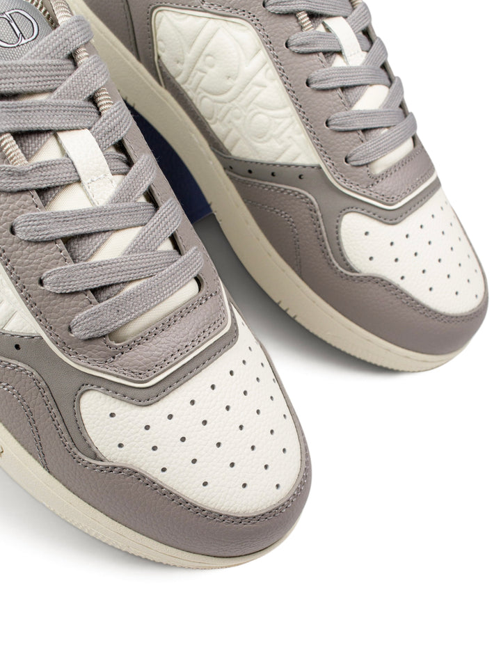 CD B27 Low-Top Cream Grained Calfskin Sneakers