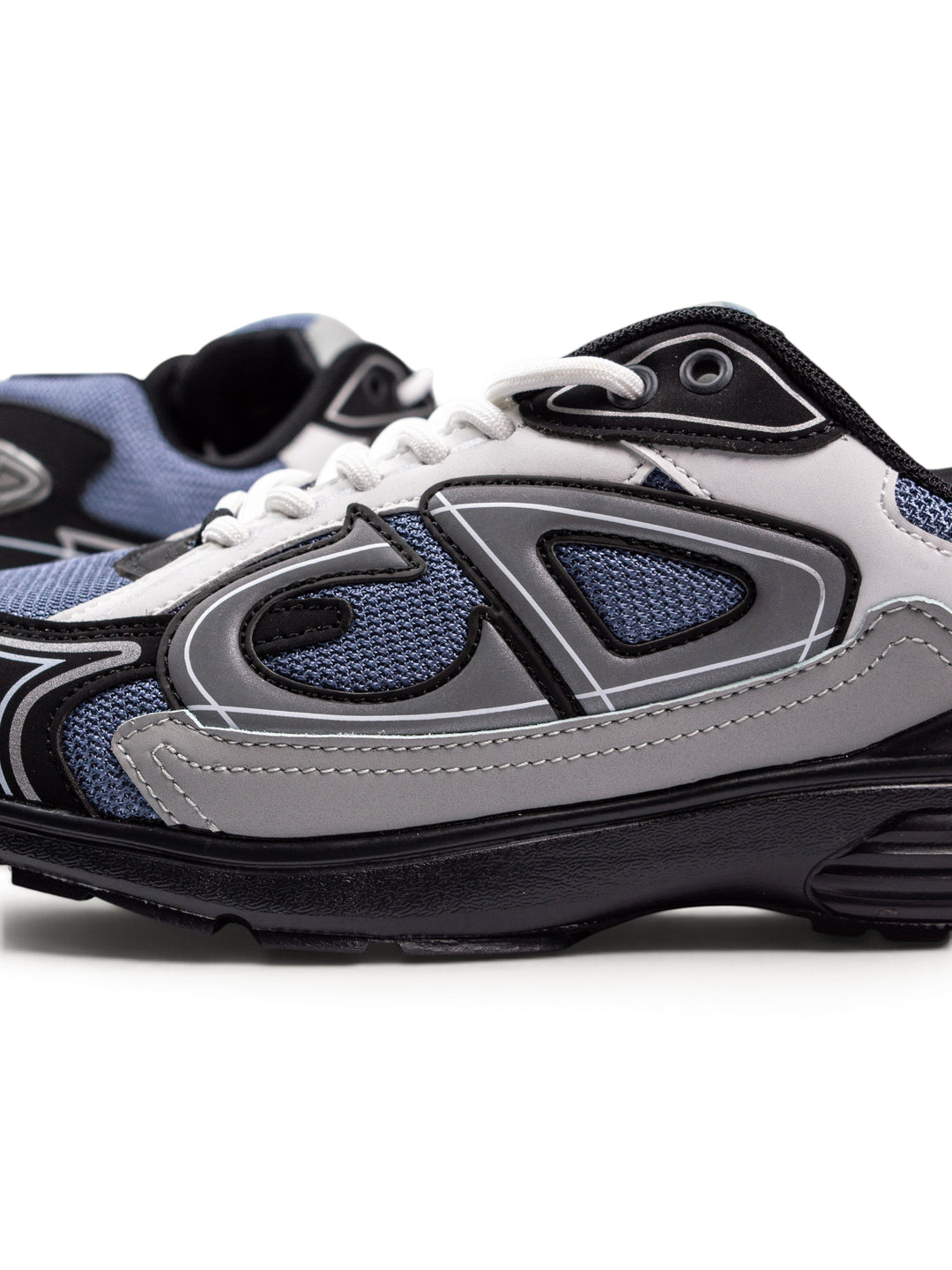 CD B30 Blue/White/Black Sneakers (Reflective)