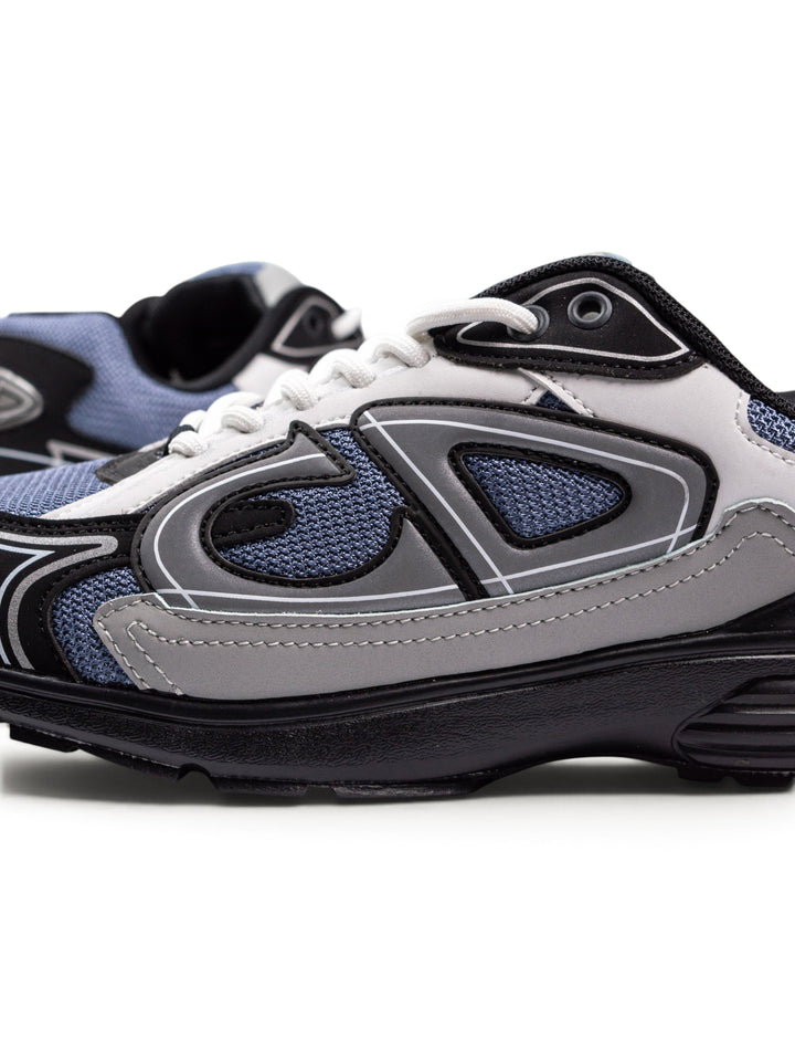 CD B30 Blue/White/Black Sneakers (Reflective)