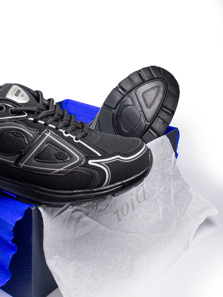 CD B30 Triple Black Sneakers (Reflective)