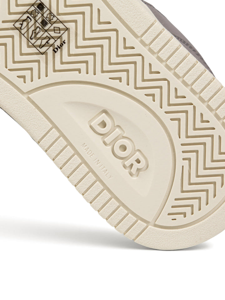 CD B27 Low-Top Cream Grained Calfskin Sneakers