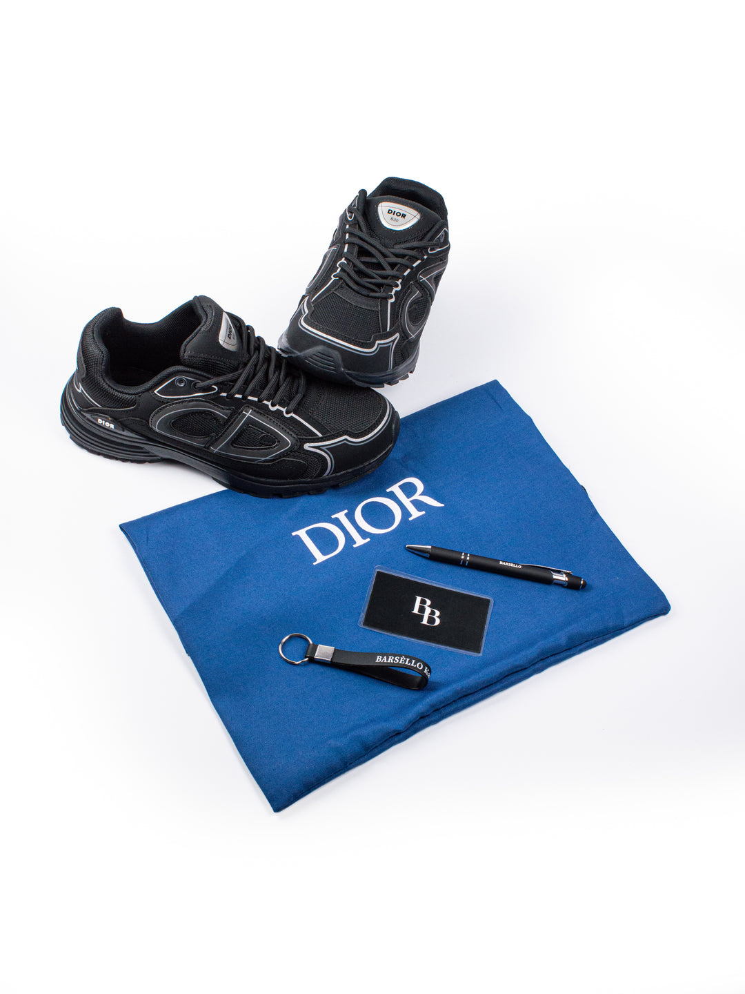 CD B30 Triple Black Sneakers (Reflective)