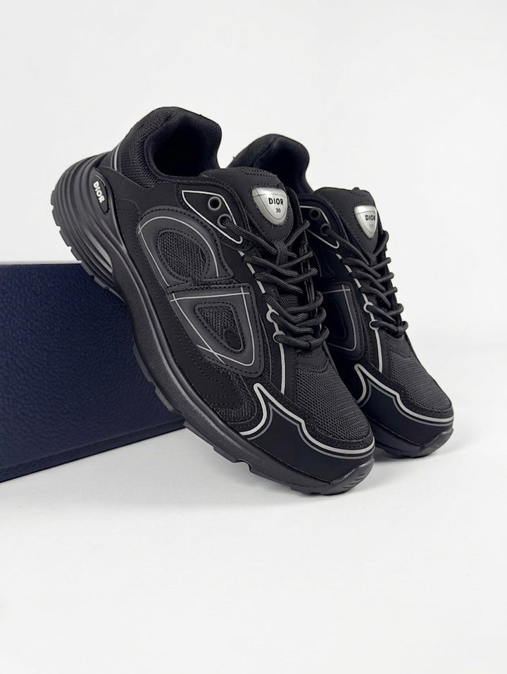 CD B30 Triple Black Sneakers (Reflective)