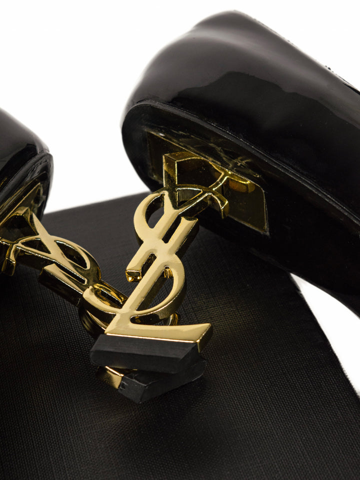 YSL Closed Heels Black / Gold