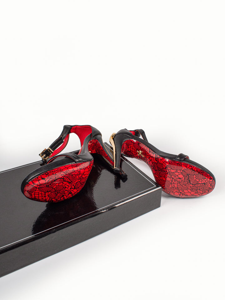 CP Golden Opened Heels