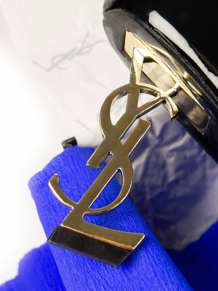 YSL Closed Heels Black / Gold