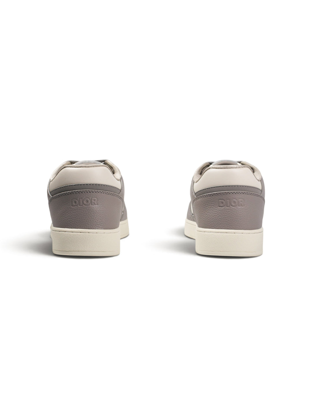 CD B27 Low-Top Cream Grained Calfskin Sneakers