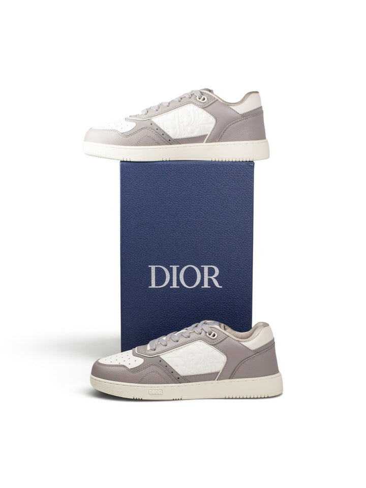 CD B27 Low-Top Cream Grained Calfskin Sneakers