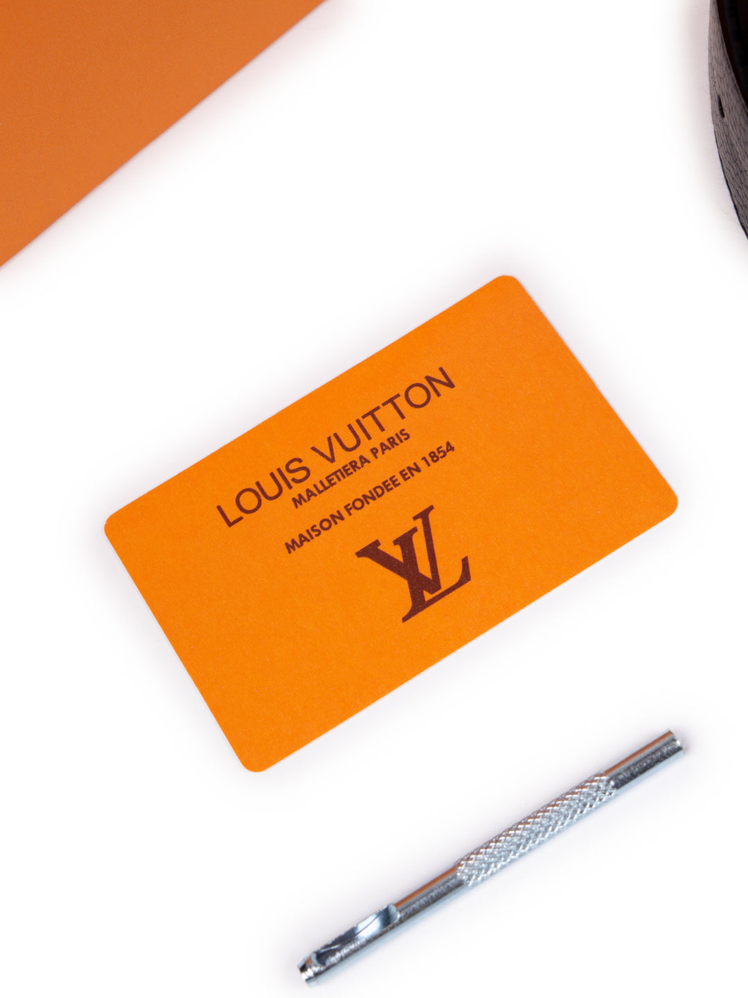 LV Aligator Leather Custom Belt