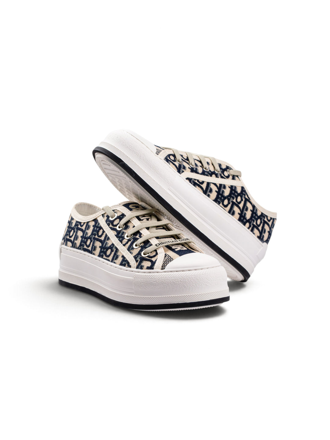 CD Dark Pattern Low-Top Sneakers